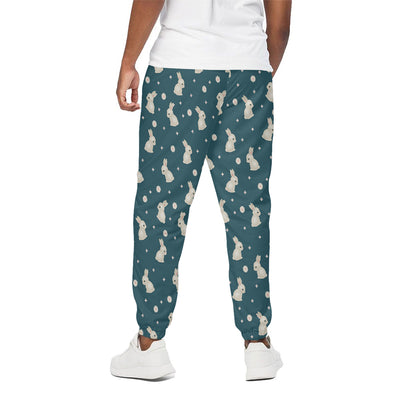Baby Rabbit Pattern Print Cotton Pants