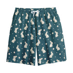 Baby Rabbit Pattern Print Cotton Shorts