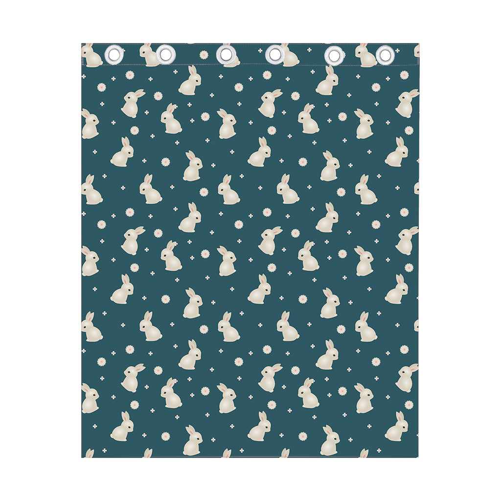 Baby Rabbit Pattern Print Curtain