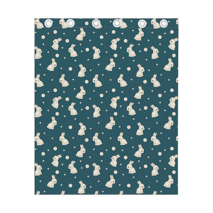 Baby Rabbit Pattern Print Curtain