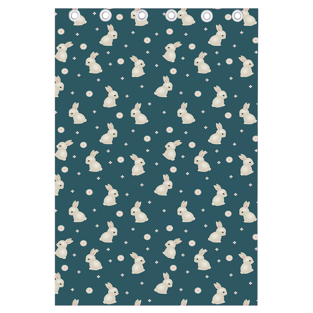 Baby Rabbit Pattern Print Curtain