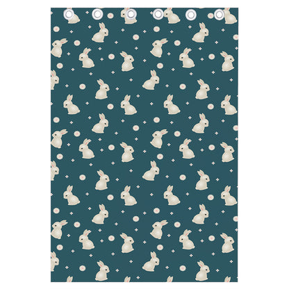 Baby Rabbit Pattern Print Curtain