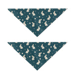 Baby Rabbit Pattern Print Dog Bandana