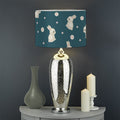 Baby Rabbit Pattern Print Drum Lamp Shade