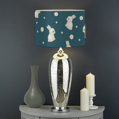 Baby Rabbit Pattern Print Drum Lamp Shade