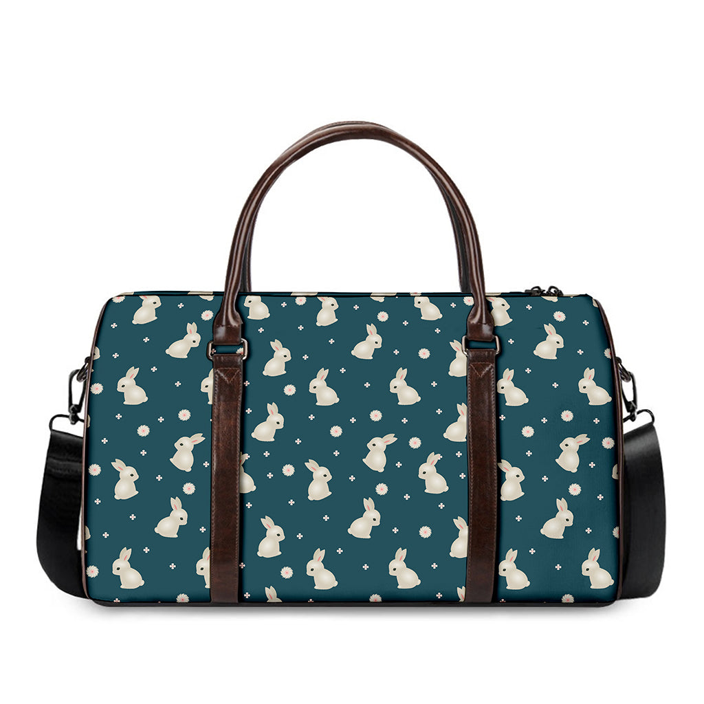 Baby Rabbit Pattern Print Duffle Bag