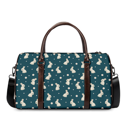 Baby Rabbit Pattern Print Duffle Bag