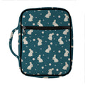 Baby Rabbit Pattern Print Front Pocket Bible Bag
