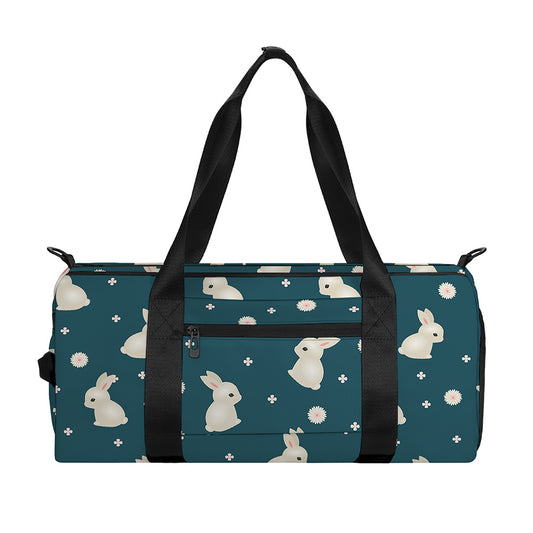 Baby Rabbit Pattern Print Gym Bag