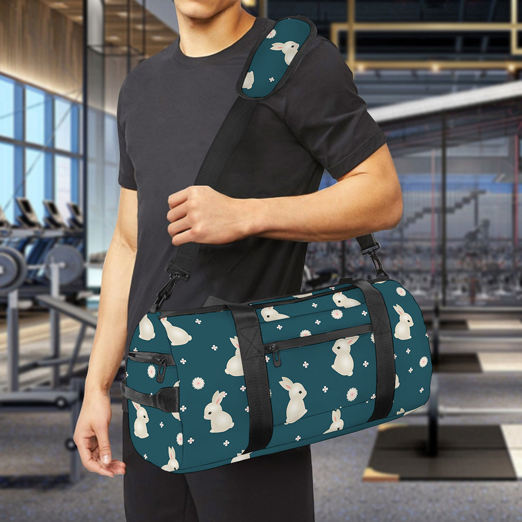 Baby Rabbit Pattern Print Gym Bag