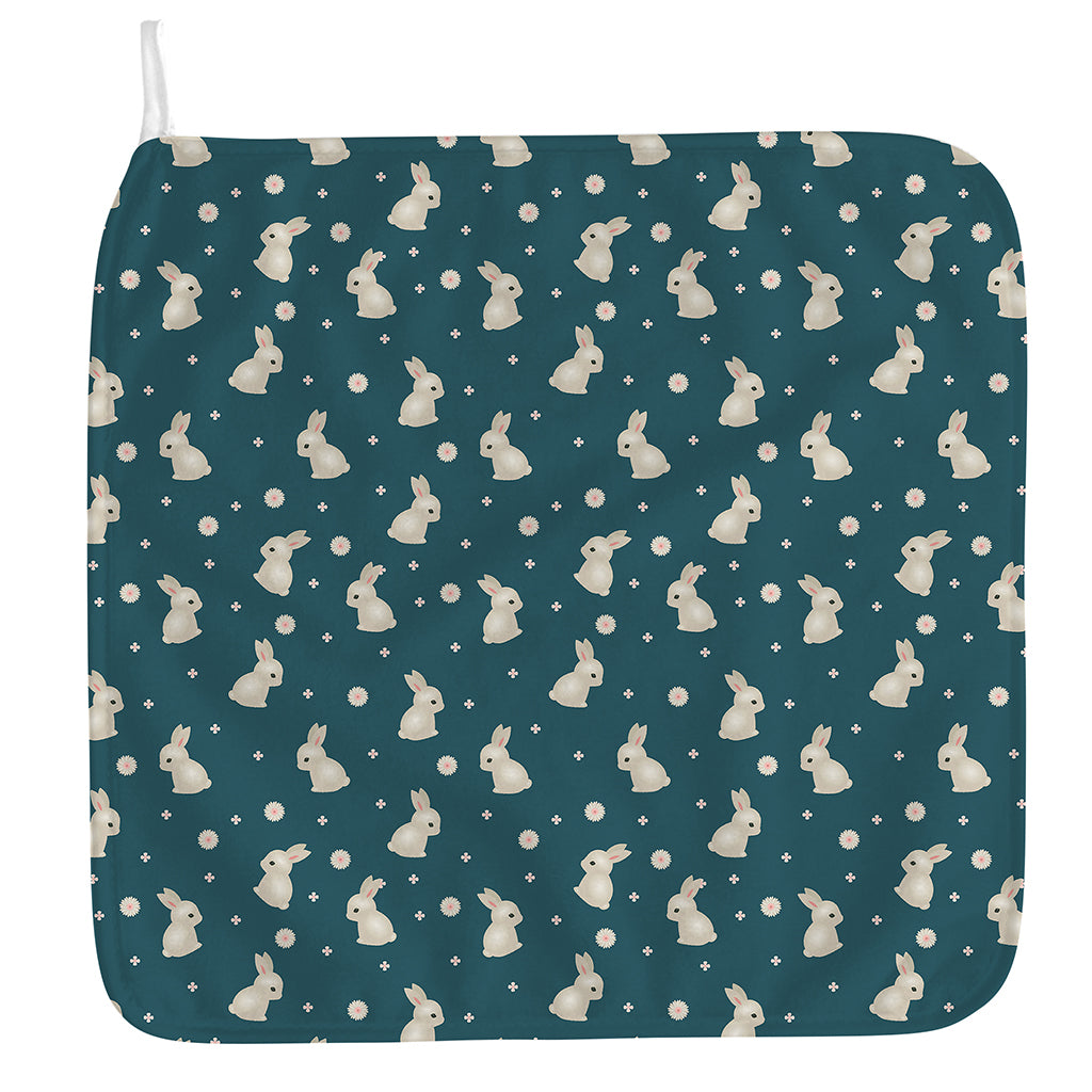 Baby Rabbit Pattern Print Hand Towel
