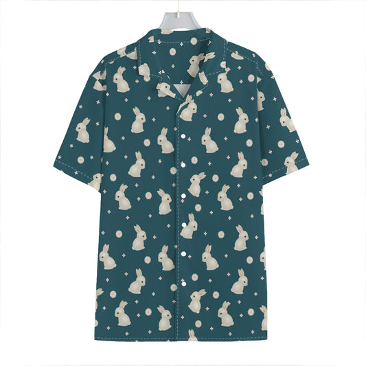Baby Rabbit Pattern Print Hawaiian Shirt