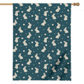 Baby Rabbit Pattern Print House Flag
