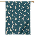 Baby Rabbit Pattern Print House Flag