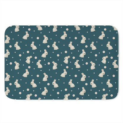 Baby Rabbit Pattern Print Indoor Door Mat
