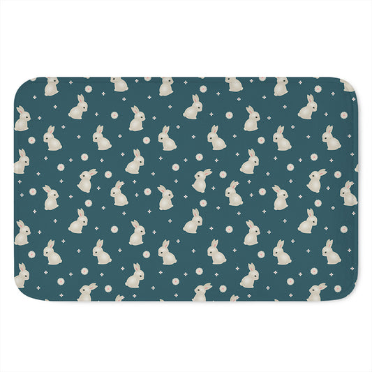Baby Rabbit Pattern Print Indoor Door Mat