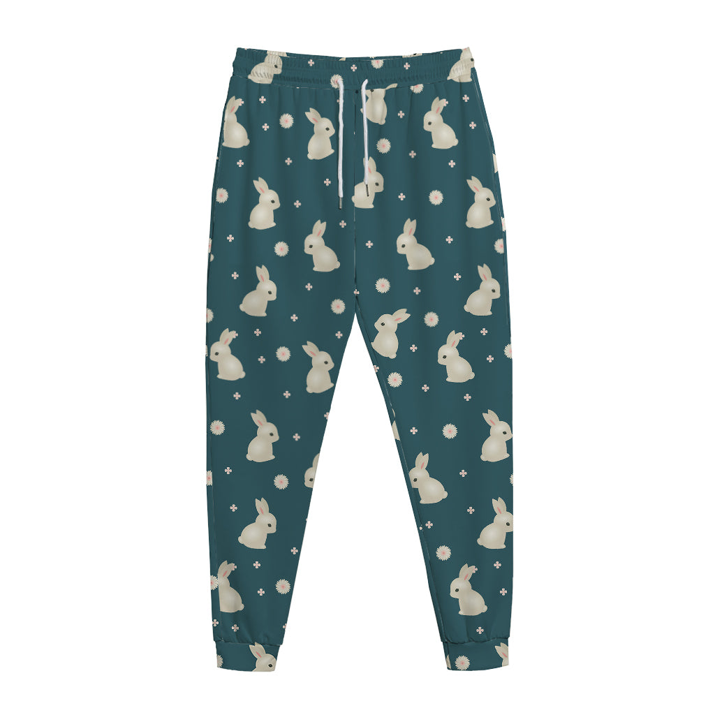 Baby Rabbit Pattern Print Jogger Pants