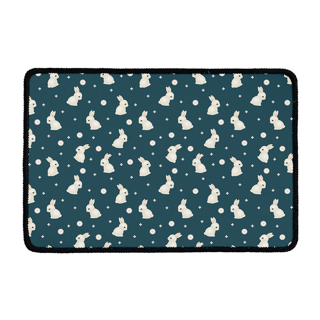 Baby Rabbit Pattern Print Kitchen Mat