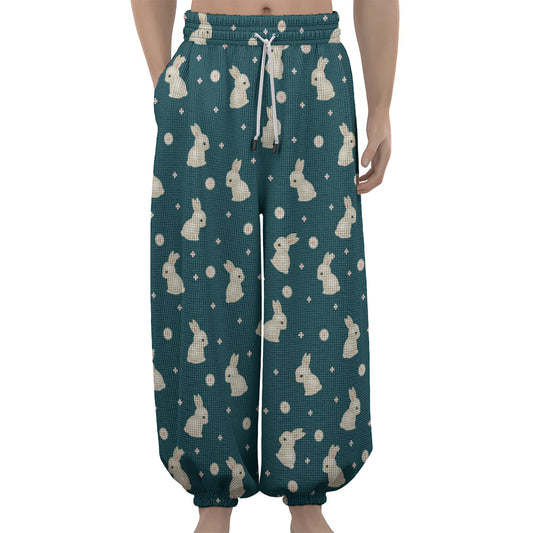 Baby Rabbit Pattern Print Lantern Pants