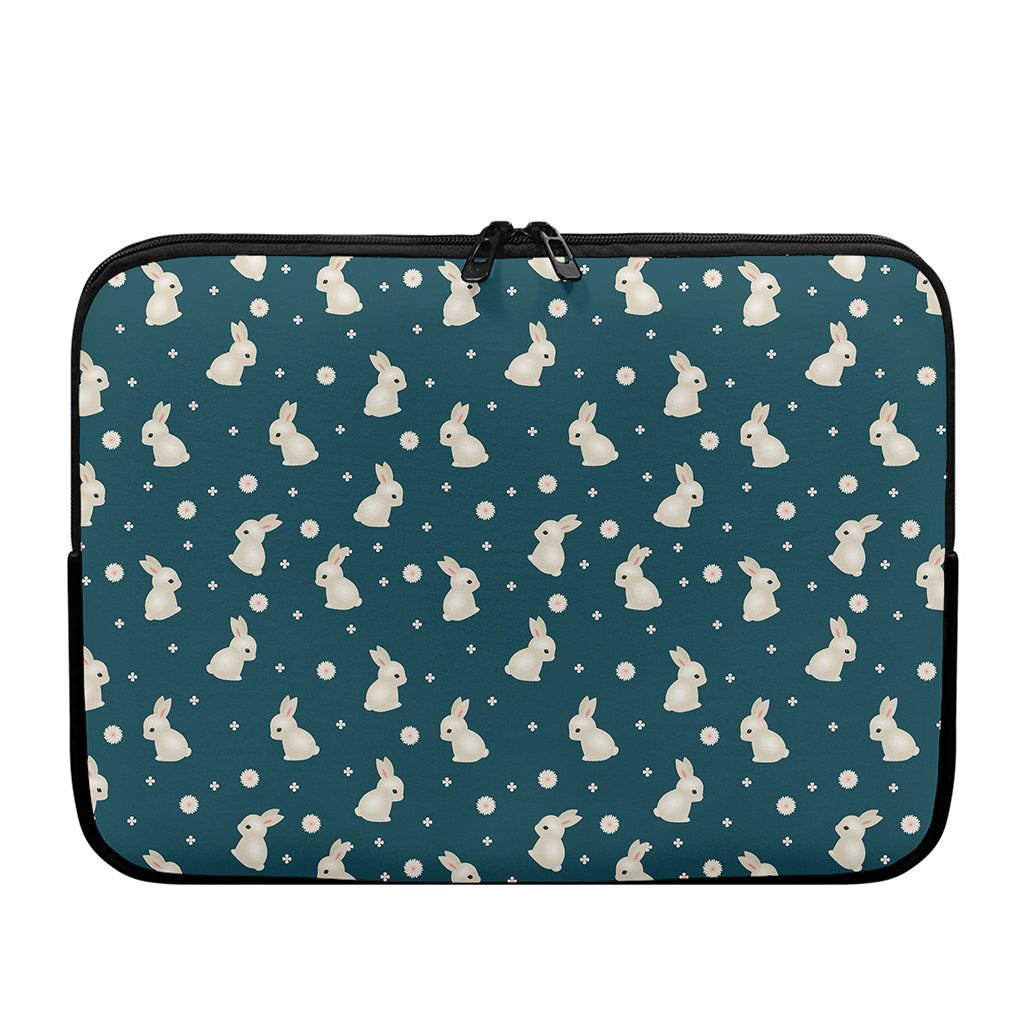 Baby Rabbit Pattern Print Laptop Sleeve