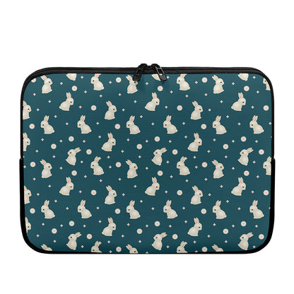 Baby Rabbit Pattern Print Laptop Sleeve