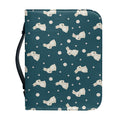 Baby Rabbit Pattern Print Leather Bible Cover