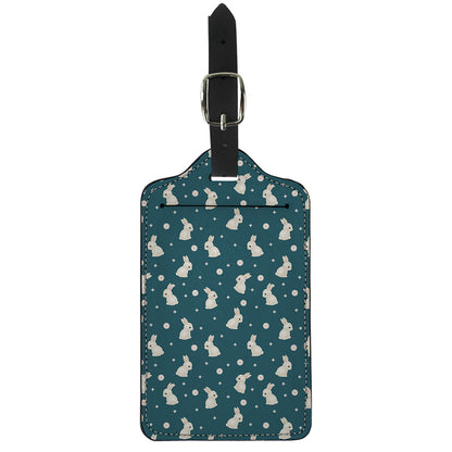 Baby Rabbit Pattern Print Luggage Tag