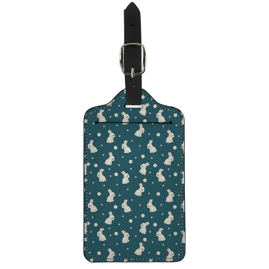 Baby Rabbit Pattern Print Luggage Tag
