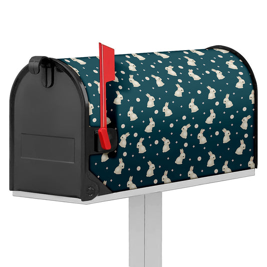 Baby Rabbit Pattern Print Mailbox Cover