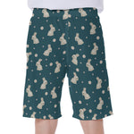 Baby Rabbit Pattern Print Men's Beach Shorts