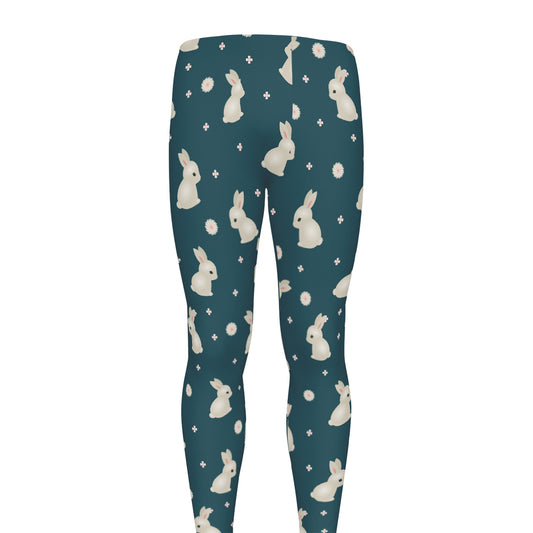 Baby Rabbit Pattern Print Men's leggings