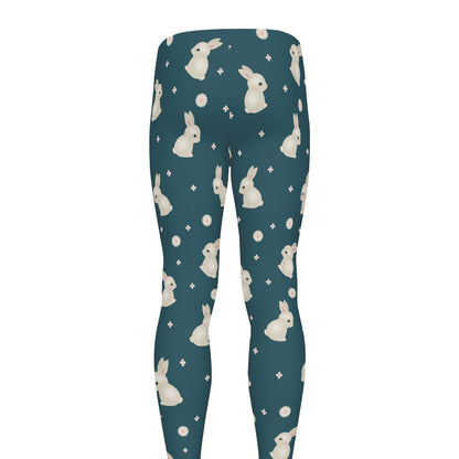 Baby Rabbit Pattern Print Men's leggings