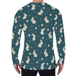 Baby Rabbit Pattern Print Men's Long Sleeve T-Shirt