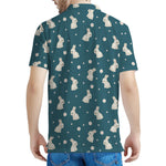 Baby Rabbit Pattern Print Men's Polo Shirt