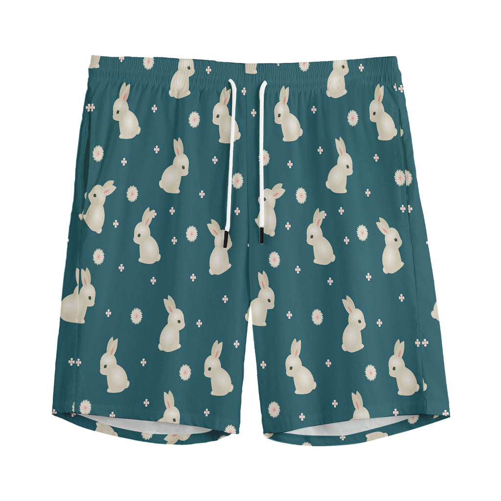 Baby Rabbit Pattern Print Men's Sports Shorts