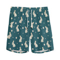 Baby Rabbit Pattern Print Men's Athletic Shorts