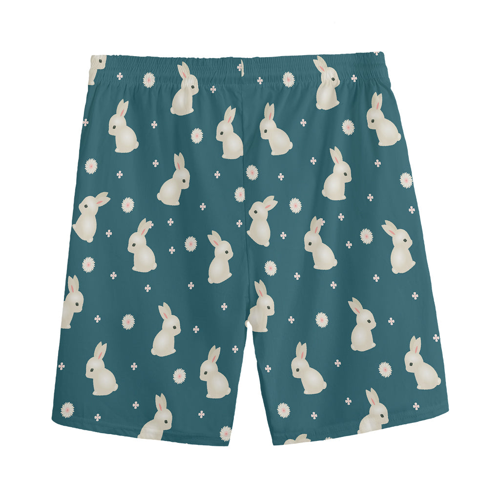 Baby Rabbit Pattern Print Men's Sports Shorts