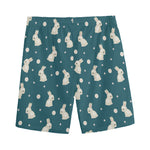 Baby Rabbit Pattern Print Men's Sports Shorts