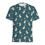 Baby Rabbit Pattern Print Men's Sports T-Shirt