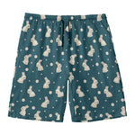 Baby Rabbit Pattern Print Men's Swim Trunks
