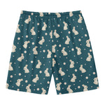 Baby Rabbit Pattern Print Men's Swim Trunks