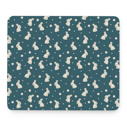 Baby Rabbit Pattern Print Mouse Pad