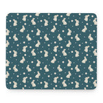 Baby Rabbit Pattern Print Mouse Pad
