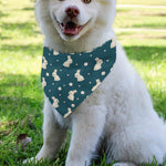 Baby Rabbit Pattern Print Over The Collar Dog Bandana