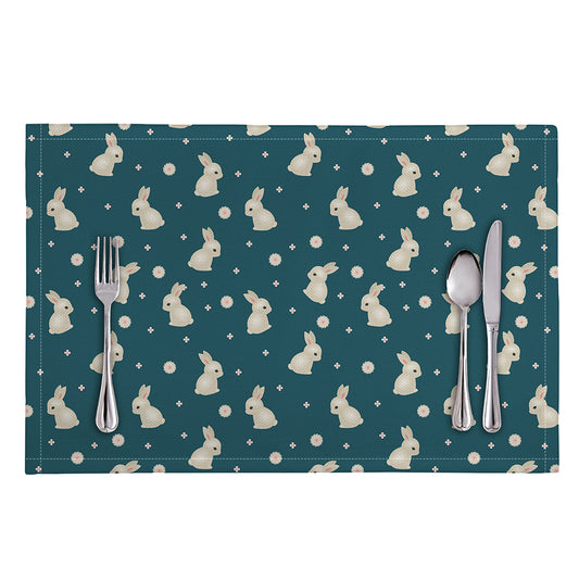 Baby Rabbit Pattern Print Placemat