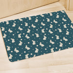 Baby Rabbit Pattern Print Polyester Doormat