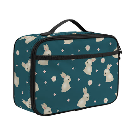 Baby Rabbit Pattern Print Portable Lunch Bag