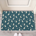 Baby Rabbit Pattern Print Rubber Doormat
