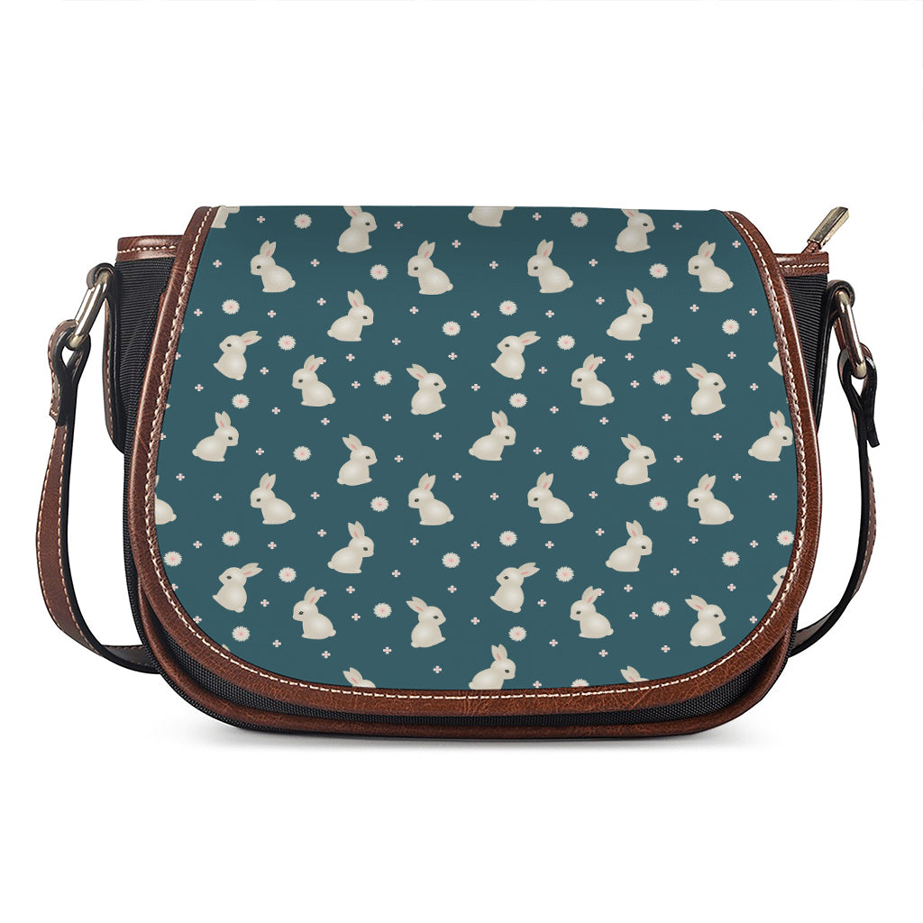 Baby Rabbit Pattern Print Saddle Bag