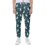 Baby Rabbit Pattern Print Scuba Joggers